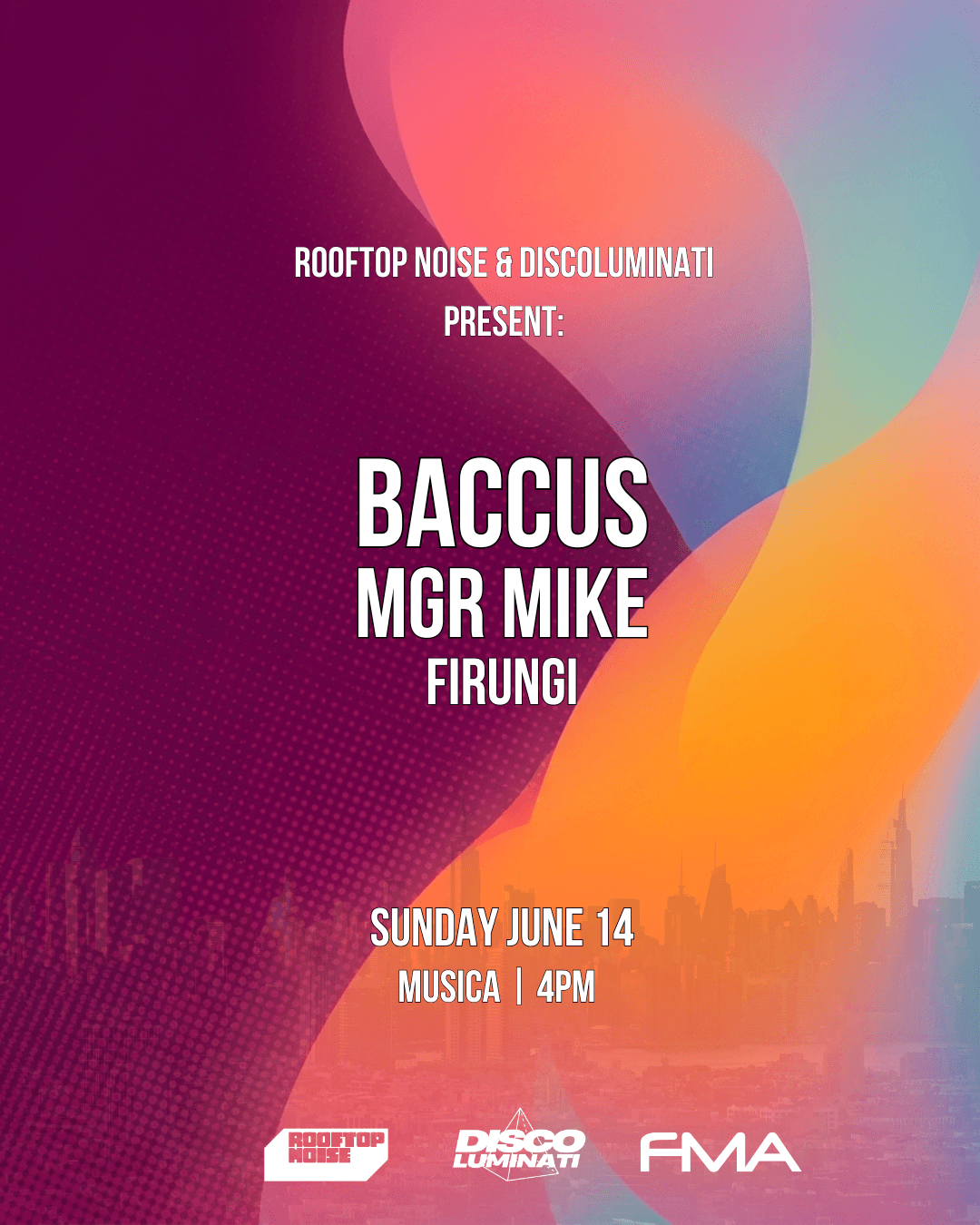 Rooftop Noise — Sunday, June 14